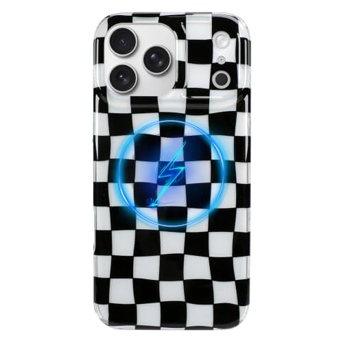 SOKAD Magnetic for iPhone 18 Pro Case Cute Fashion, Checkered