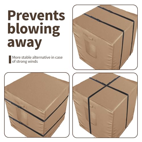 image for BSTGE Central Air Conditioner Cover for Outside Units, AC Covers for O