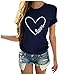 Damen T-Shirt Sommer V-Ausschnitt Bedruckt Lässig Bluse Modern Schicke Oberteil Elegant Teenager Sexy Sommer Casual Shirt Tee Shirt Damenmode Sweatshirt