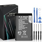 対応 6100 X2 6300 BL-4C 電池 対応用 【3.7V 890mAh 3.29Wh】 互換ハッテリー修理用取付工具付き 2026EK