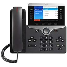 Cisco IP Phone 8851 with Multi-Platform Phone Firmware, 5-inch VGA Backlit Color Display, Gigabit Ethernet Switch, Class 2 PoE, USB Port CP-8851-3PW-NA-K9=