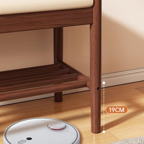 Banc de rangement à chaussures moderne pour entrée compacte 60cm