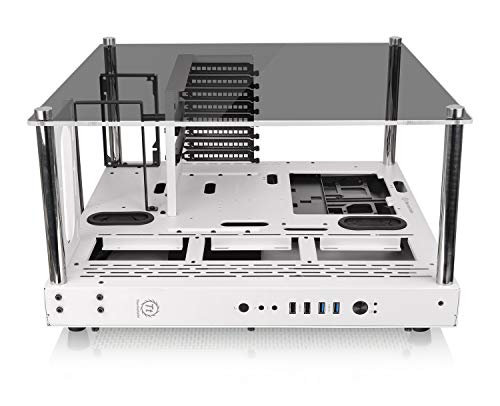 Gabinete TT P3 TG Sow Wall Mount SGCC Tempered Glass*1, Thermaltake, CA-1G4-00M6WN-05, Branca