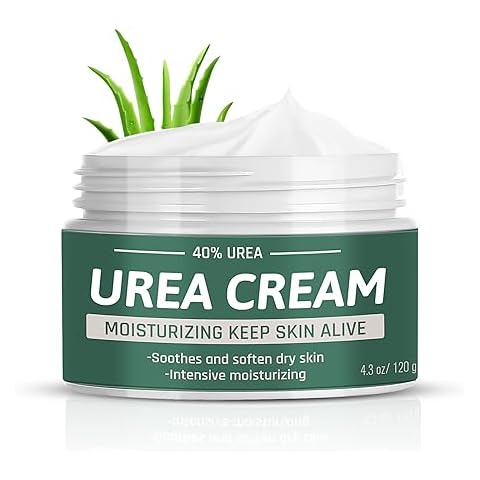 Berlaney Urea Cream 40 Percent For Feet Maximum Strength with 2% Salicylic Acid 4.3 oz, Foot Cream For Dry Cracked Heels Feet Knees Elbows Hands, Callus Remover, Aloe Vera For Deep Moisturizes Cover