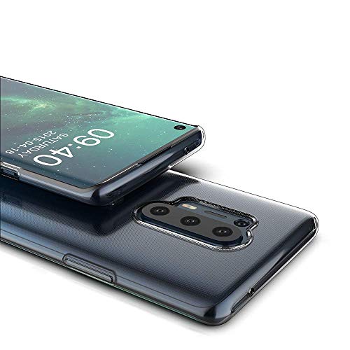 Image of NISHTECH for OnePlus 8 Pro Premium Transparent Hybrid Soft Slim Dust Proof Back Case Cover with Camera Protection