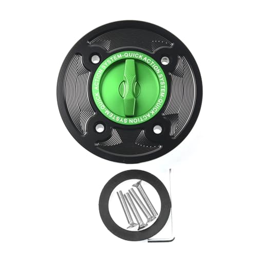 Bouchon de réservoir carburant et gaz moto en aluminium CNC Ninja 400 2018-2025