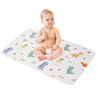 JAWUZ Wickelunterlage Baby 50x70cm Faltbar - Tragbare Wickelauflage für Unterwegs mit Wasserdichtem Polyester und Atmungsaktiver EVA-Schicht - Waschbare Wiederverwendbare Baby Wickel-Decke