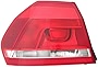 EPIC LIGHTING OE Style Replacement Rear Brake Tail Light Assembly Compatible with Volkswagen 2012-2015 Passat [ VW2804108 561945095H ] Left Driver Side LH