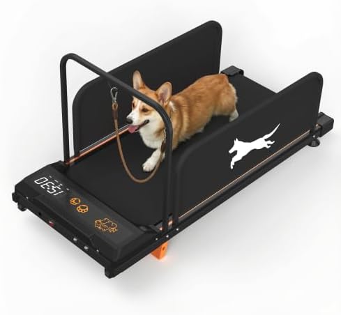 Tapis de Course pour Chien Silencieux, 2 en 1 Chien/Humain, Pliable