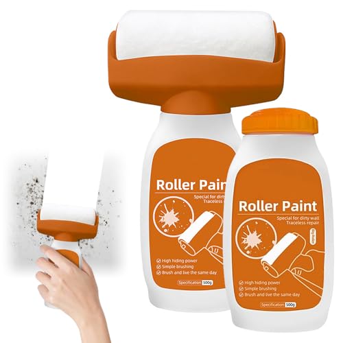 Dhqkqg Rullo Bianco Per Ritocchi Muro,1000g Rullo per Pittura Vernice