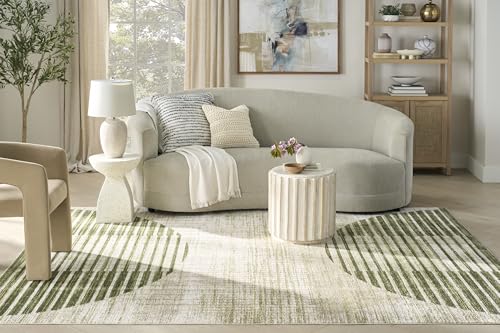 Tapete Decorativo Nourison 9' x 12' Ivory Olive miniatura 2