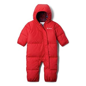 Columbia Snuggly Bunny Bunting voor peuters, bergrood, 6/12 mo