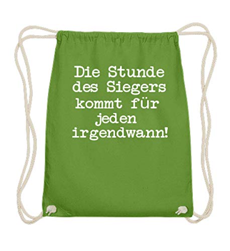 Sac de gym en coton vert citron pour transporter vos affaires