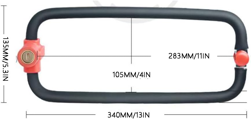 Heavy Locks Bicycle Locks Bicycle Helmet Lock Bike U Lock with Combination Bicycle Locks High Security Children's Bicycle Lock U-Locks for Bicycles