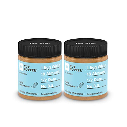 RX Nut Butter, Vanilla Almond Butter, 10oz Jar, Pack of 2, Keto Snack