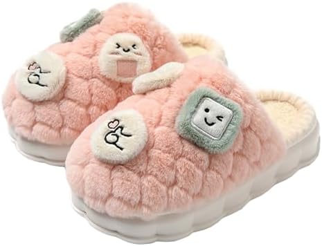 Womens Cute Fuzzy Slipper, Kawaii Sushi Anti-Skid Foam Comfy Cozy Plush Warm House Shoes for Indoor Outdoor