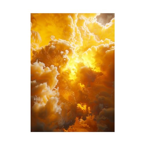 Toile art abstrait sans cadre grand format 70x100cm pour affiche deco