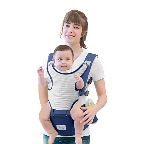 SONARIN 3 in 1 ademende heupstoel babydrager, winddicht & zonwering kap, multifunctioneel, ergonomisch, vrije maat… - Image 3