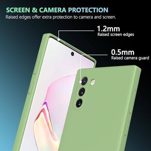 Image of for Samsung Galaxy Note 10 Case Green, Scratch Resistant with Soft Touch, Slim Thin Phone Cover for Samsung Galaxy Note 10