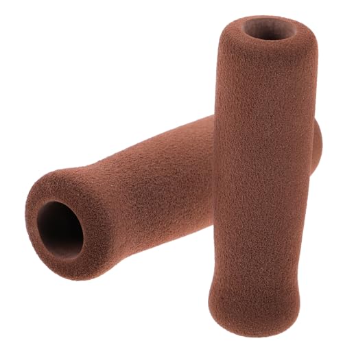 Ipetboom 2pcs Walking Cane Handle Grip Replacement Non-Slip Elderly Crutch Handle Covers Comfortable Thicken Grip for Hand and Wrist Pain Relief