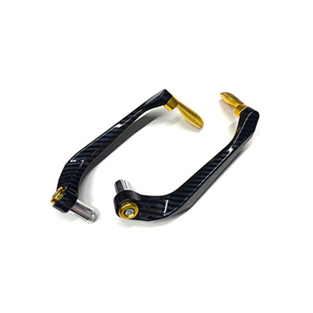 Wgruklbd Golden Motorcycle Cnc Aluminum Handlebar Brake Clutch Lever Hand Guard Protector Gear Modification Accessories Handguard Shield Handlebars Protector