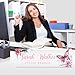 Custom Name Plate for Desk - Desk Name Plate Personalized - Acrylic Office Desk Accessories - Appreciation Gifts for Coworkers Employee Teacher Staff Boss - Office Decor for Women (Pink Butterfly A)
