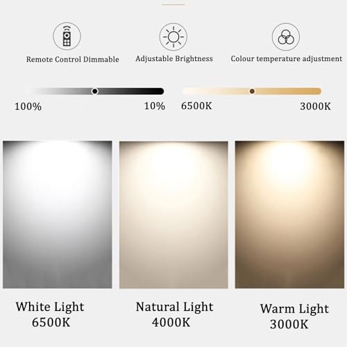 Apliques de pared LED regulables y giratorios para iluminar tu dormitorio con mando 3