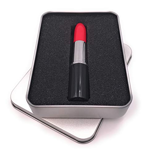 Onwomania Rouge à lèvres en Stick Maquillage Rouge Clé USB dans Une boîte Cadeau 8 Go USB 2.0