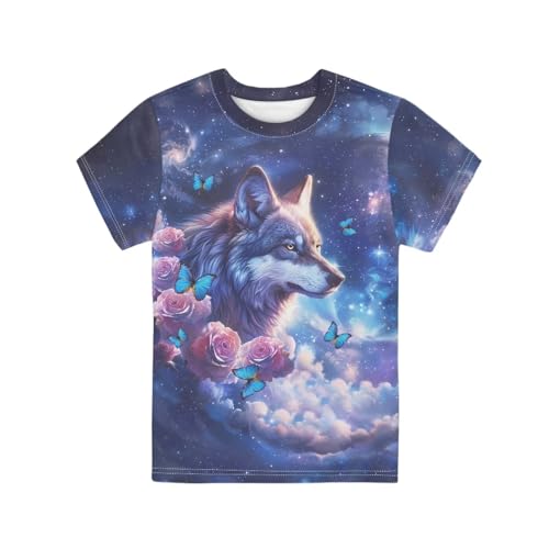 Image of Xhuibop Kids Tshirts Girls Boys 3-16 Years Summer Clothes for Teens Loose Fitting Tops