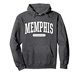 Memphis Hoodie Sweatshirt College University Style TN USA Pullover Hoodie