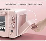 Pink 6-in-1 Air Fryer Oven Combo | Convection Toaster Oven with Dehydrator Function | Fry, Roast, Bake, Reheat & Dehydrate - Image 6