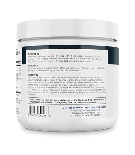 Transparent Labs Creatine HMB — Creatine Monohydrate + HMB Blend, Strawberry Lemonade, 30 Servings — view 8