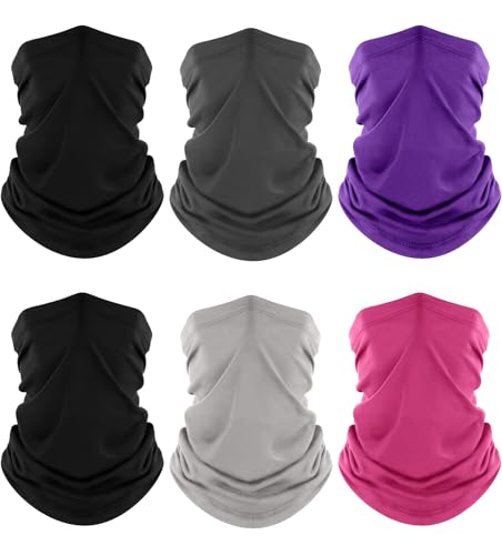 fuinloth Braga Cuello 6 Piezas Pañuelo Tubular Multifuncional Protección UV