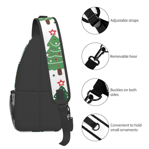 Bolso bandolera verde para mujer y hombre ligero ajustable miniatura 5