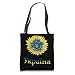 Ukraine - Cute Ukrainians Sunflower Retro Ukrainian Flag Tote Bag