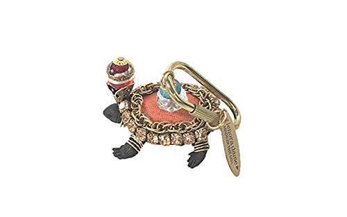 Lenora Dame Turtle Purse Charm Keychain FOB, Multi