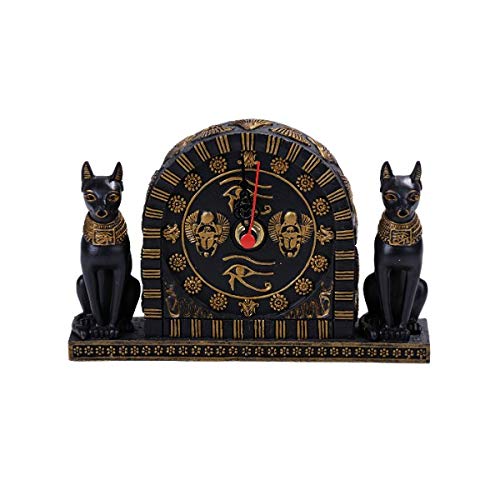 Pacific Giftware Summit Collection Ancient Egyptian Goddess Bastets Desktop Clock