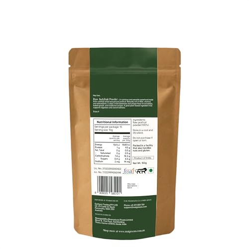 Image of Maigreens Raw Jackfruit Powder 150g - Low GI, Diabetic-Friendly Flour | Rich in Fibre, Natural & Vegan | Ideal for Cooking, Baking & Smoothies