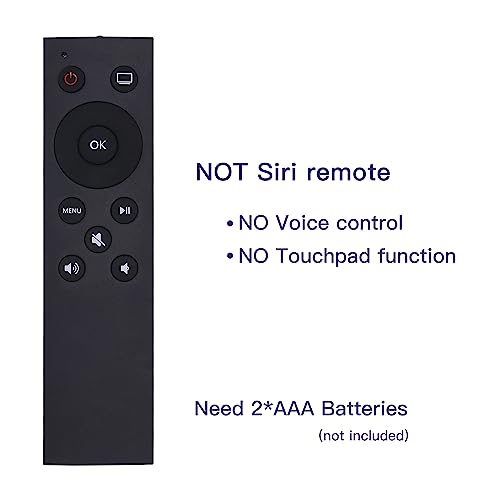 FOXRMT Universal Remote for Apple TV 4K/Apple TV Gen 1 2 3/ Apple TV HD A2169 A1842 A1625 A1427 A1469 A1378 A1218 Without Voice Button - Image 4
