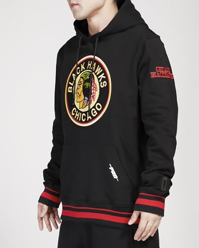 Image of Pro Standard Men's NHL Retro Classics Brushed Back French Terry Pull Over Hoodie