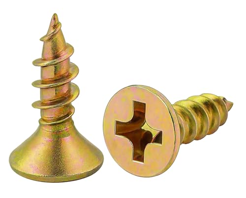 Tornillos de madera NACX 3.5 x 12mm cabeza plana Phillips 200 unidades miniatura 1
