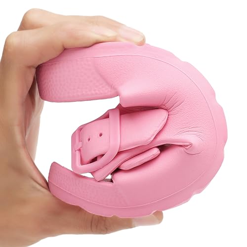 Image of INMINPIN Boys Girls Double Buckle Slide Sandals Comfort Beach Pool Shower Slippers Adjustable Indoor Outdoor Little Kid /Big Kid