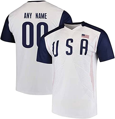 OnTheField Custom Men's USA Soccer Jersey (Large) White