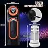 ZWFUN Masturbieren für Männer Elektrische Cup Masturbatoren Sex Spielzeug Penis Massager mit 10 Vibrationsmodi 4 Saugmodi Taschenmuschi Realistisch Groß Vibratorensets Sexspielzeug für Männer Extrem #5