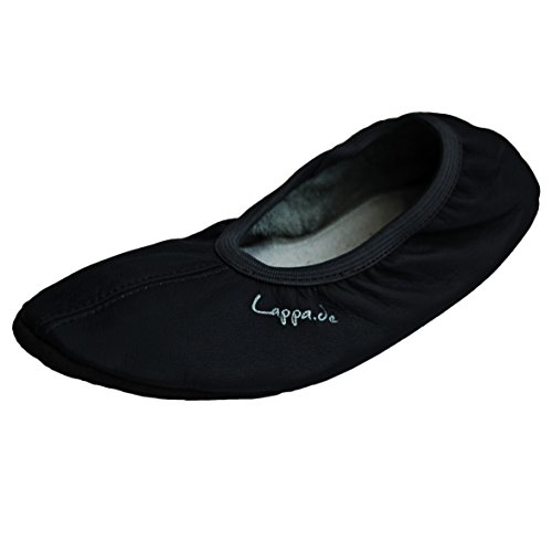 Lappade Noir Chaussures de Gymnastique Chaussons de Ballet Chaussures de Danse Yoga avec Semelle en Caoutchouc Art. 242G Taille 34 Cover