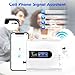 LyeXD Cell Phone Signal Booster, 900/1800/2100MHz Band Signal Amplifier Kit with Indoor Outdoor Antenna (3.0m Cable), 2G/3G/4G GSM Mobile Signal Amplifier for Home,Coverage Area Up to 300-500㎡