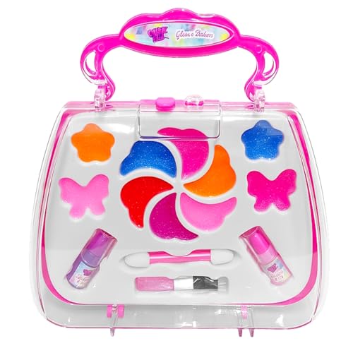 Generic - Maletinha de Maquiagem Infantil Estojo 15pçs para Maquiar de Verdade Presente Meninas