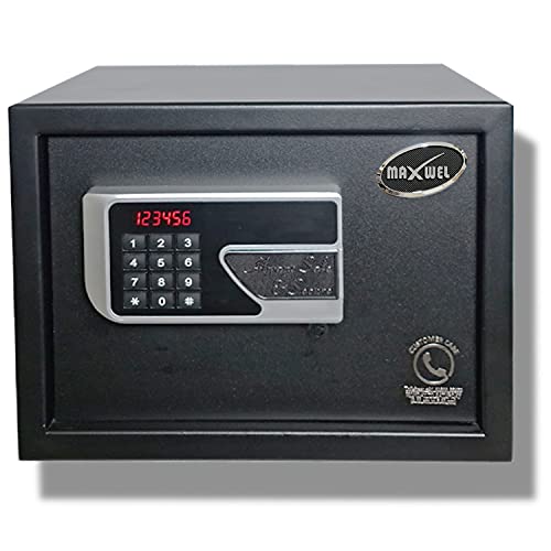 Maxwel Safe (15 Litres) Digital Electronic Locker | Home Safe with Keypad for User Pin | Keys for Emergency (B092R536KT) Amazon Price History, Amazon Price Tracker