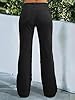 Flamingals Women's Wide Leg Pants for Women Mid Wa... #4