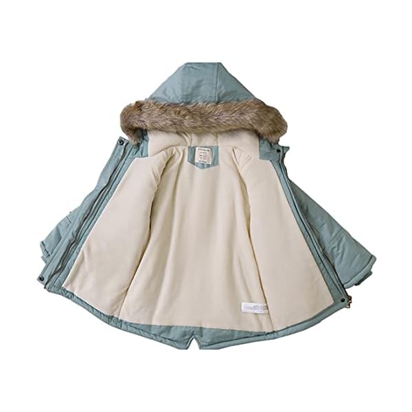 WEONEDREAM Boys Girls Winter Outwear Coats, Kids Warm Outfits,Windproof Jacket for Toddler 1-8Y - Image 3